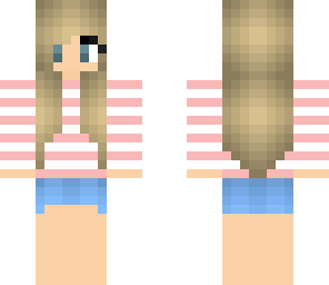 pink and white sweater