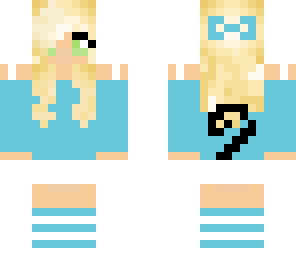 blue kitty girl