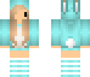 blue bunny girl o3o