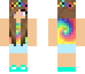 -softy panda- rainbow hippie