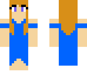 blue dress