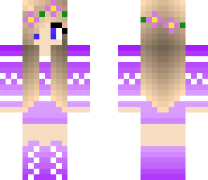 edited purple girl