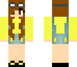 brown hair minion girl for chloe