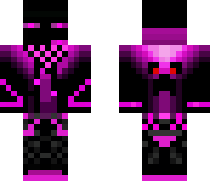 youtuber enderman in pink hoodie