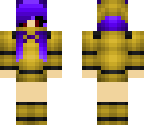 golden freddy girl with purple hair