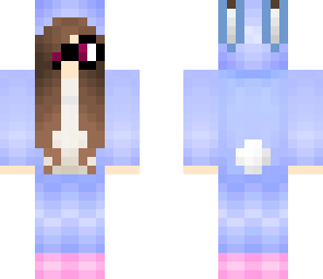 blue bunny girl