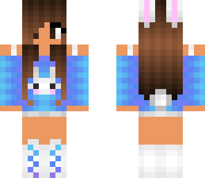 cute pastel bunny girl
