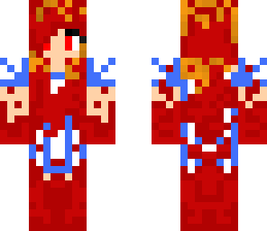 bloody red head