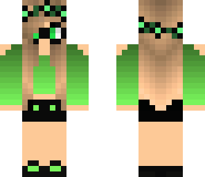 green blouse
