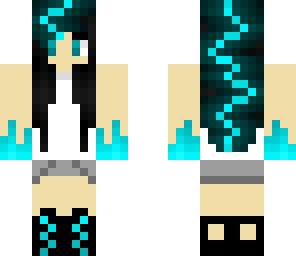 blue music girl