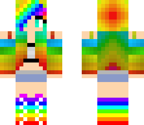 rainbow girl