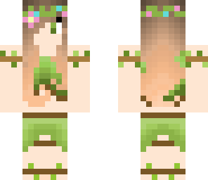 edited skin elf girl