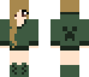 creeper hoodie girl