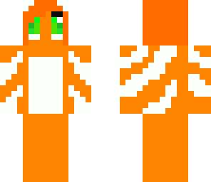 orange cat girl