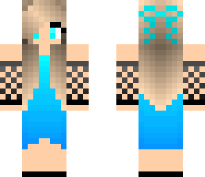 aqua blue girl 4