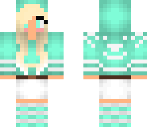 little blue girl