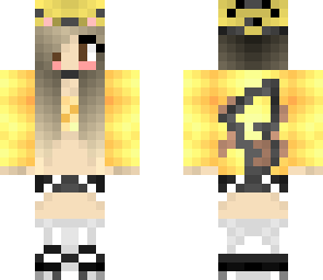 edited pikachu girl skin