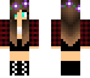 plaid flower girl