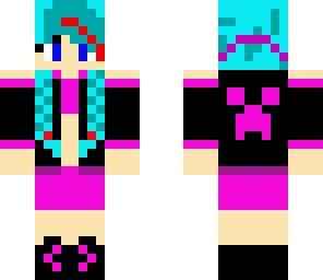 blue hair girl