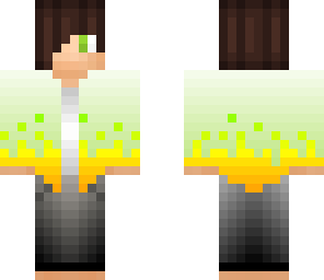 green and yellow fire boy