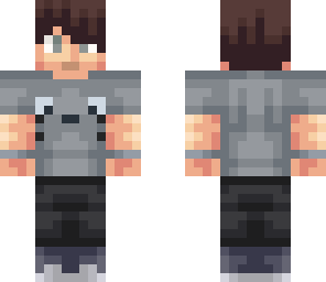 grey t-shirt boy