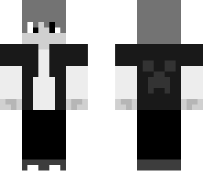 black and white boy