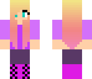 pink and blonde