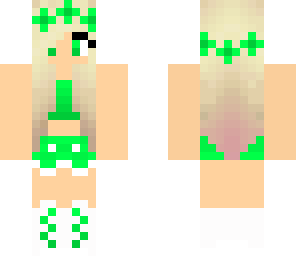 darker green cute girl