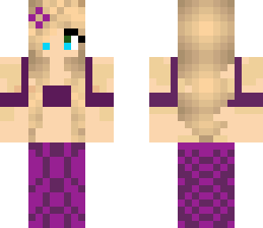 purple mer girl