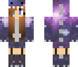 galaxy dino girl