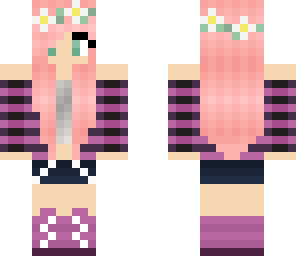 Anime Girl Hair Base Minecraft Skins