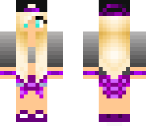 cool purple girl