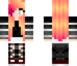 orange hair gamer