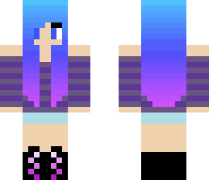 purple and blue chick