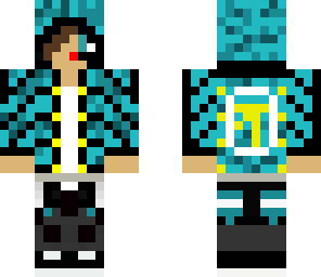 cyan hoodie