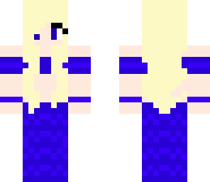 blue-purple mermaid