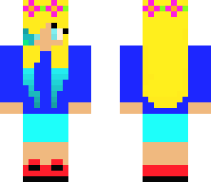cute blonde with flower crown