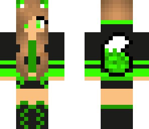 green wolf girl