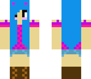 blue girl