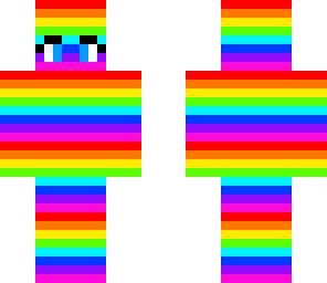 xariana23's and xalli223x's rainbow skin