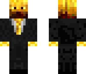 blaze in a suit