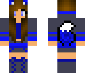 blue wolf girl
