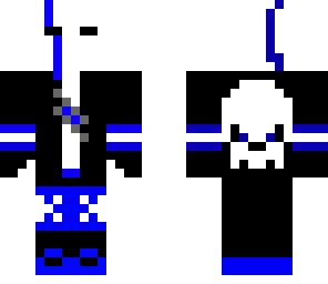 blue cool skeleton