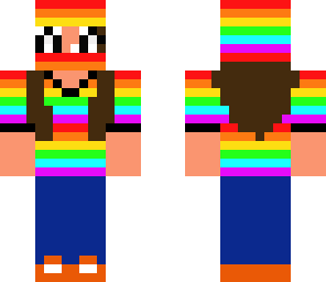 rainbow girl
