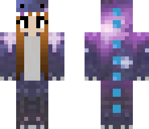 galaxy dino girl