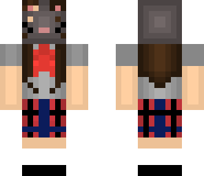 cat mask schoolgirl