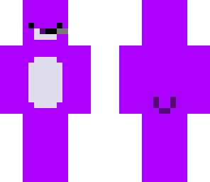 purple bear with headphones