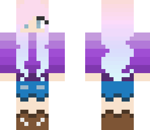 pastel ombre girl