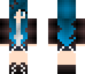 cute blue girl