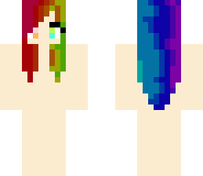 rainbow hair base